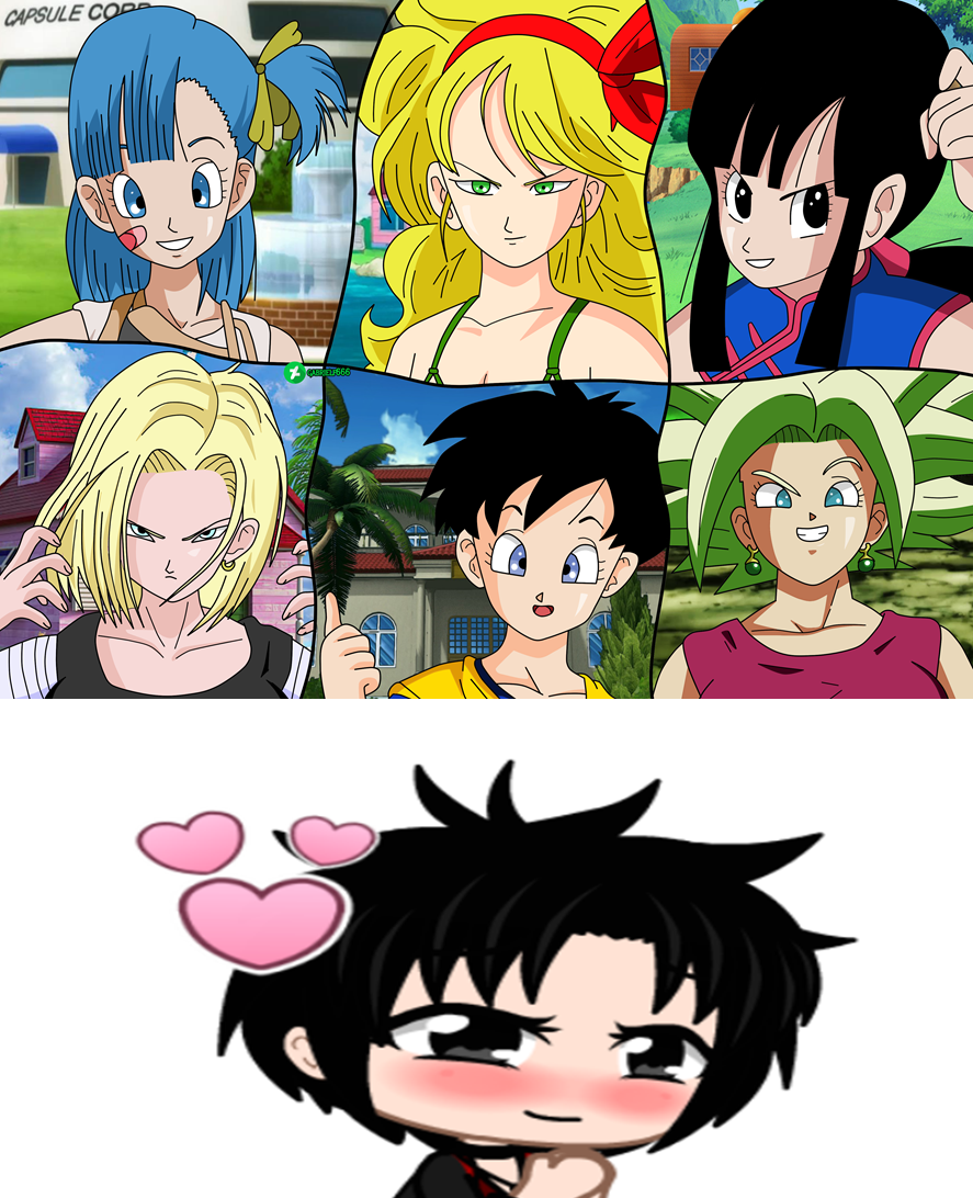 I blushing dragon ball girls