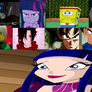 Team Goku Angry To Chimera winx club