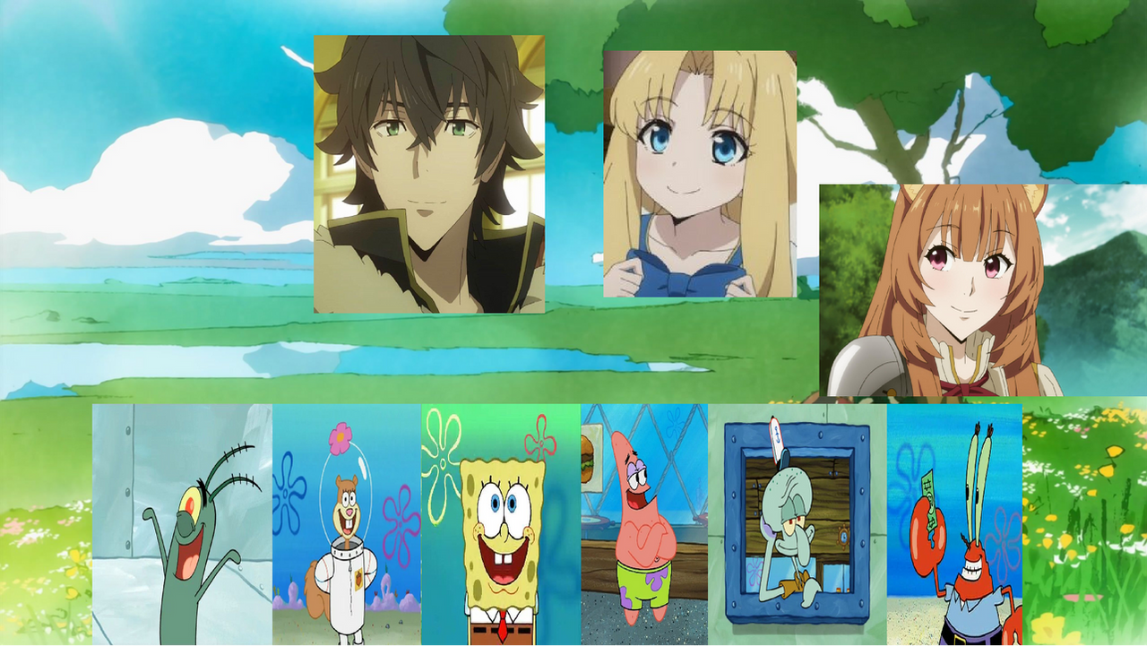 Spongebob Meets Naofumi's Group