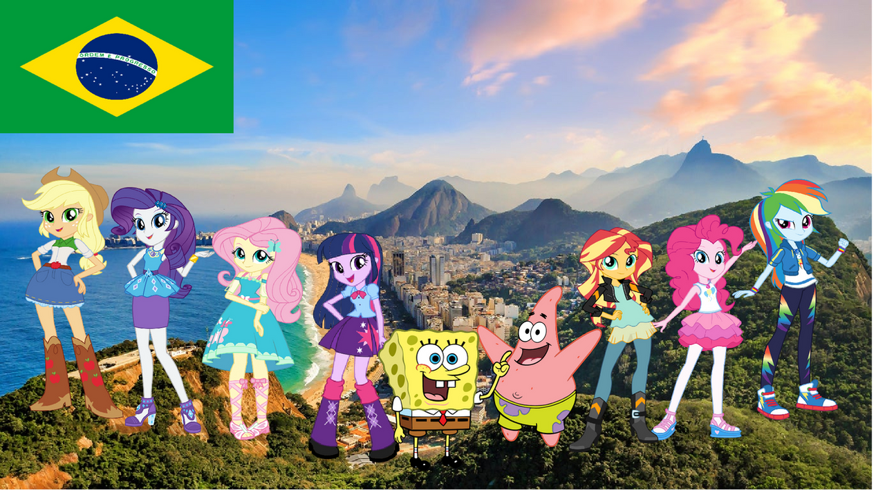 Spongebob mane 7 brazil