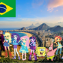 Spongebob Mane 7 Anna Elsa Brazil