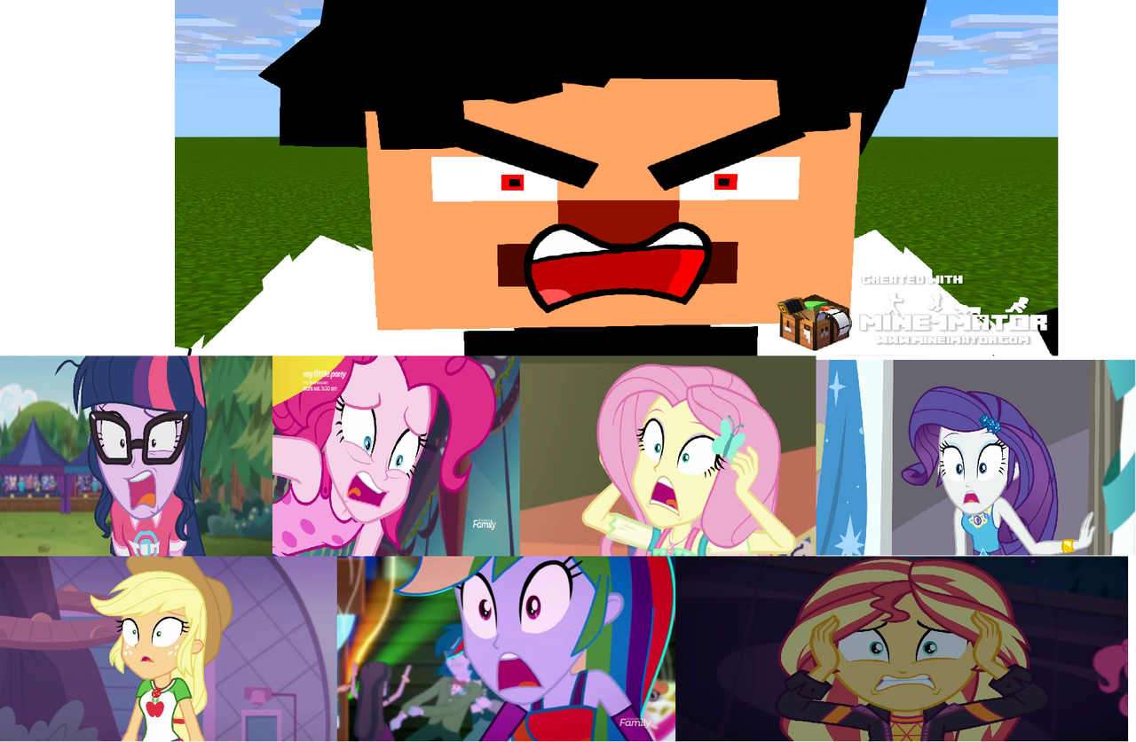Mane 7 shocked at my rage by Tmzstudioz on DeviantArt