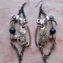 Steampunk earrings