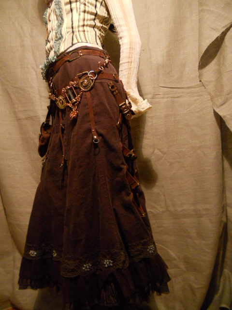 A steampunk skirt