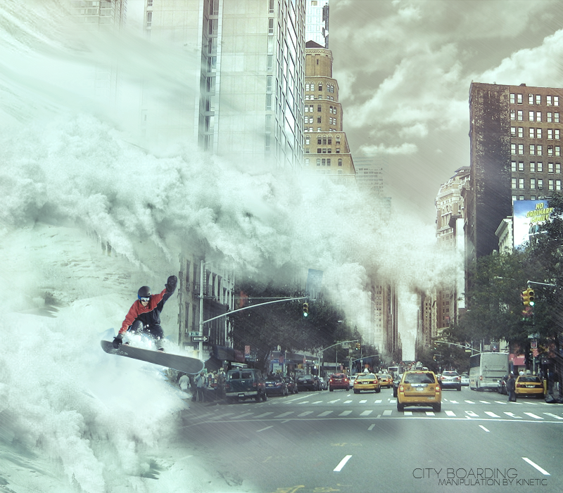 City boarding - Manipulation by Kinetic