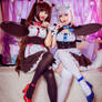 Chocola and Vanilla cosplay