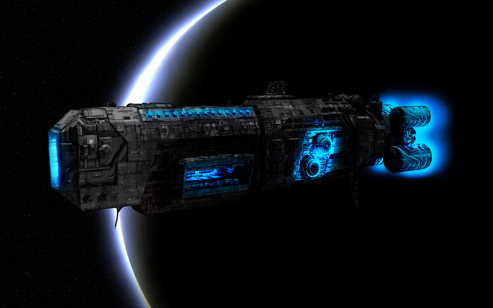 Ogame Space-Ship Wallpaper by ToBiOh