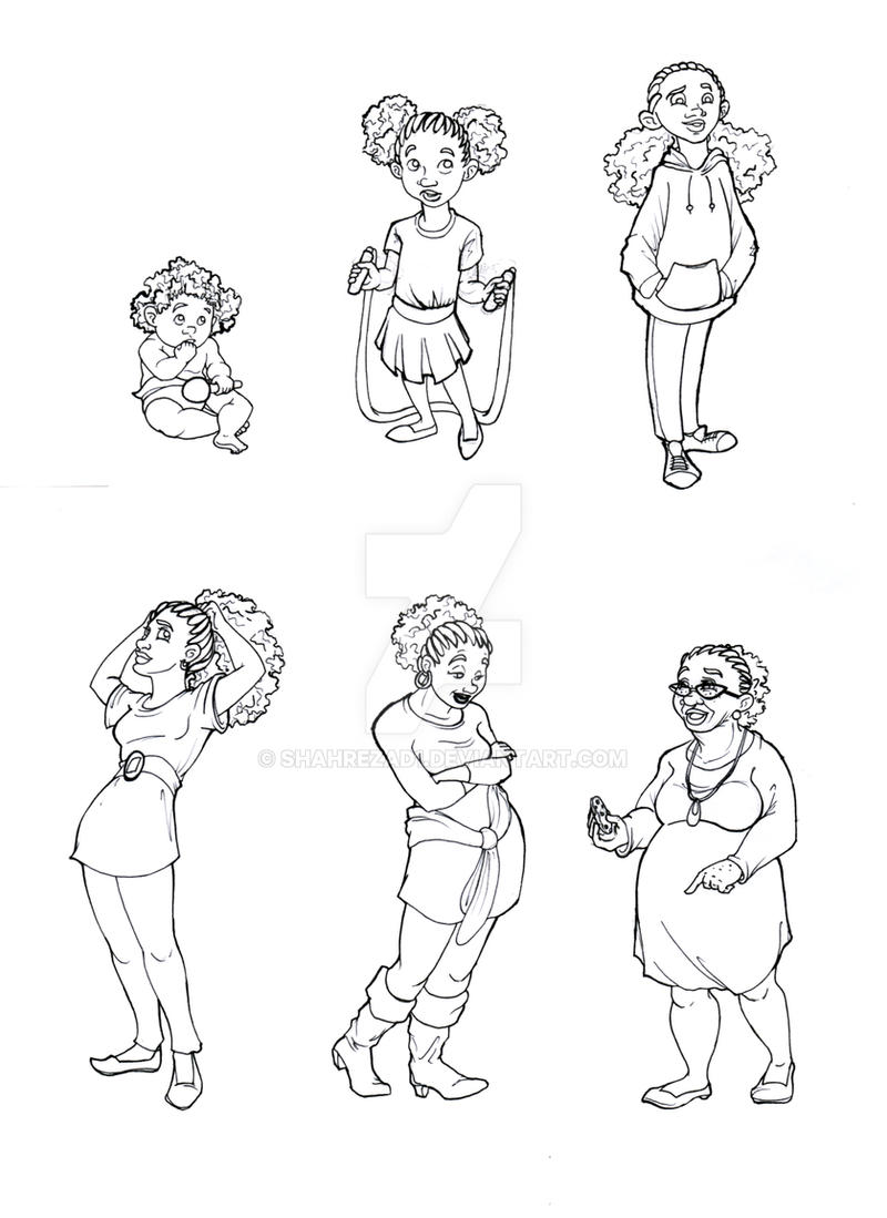 Deviantart Aging Process Age Progression by Shahrezad1 on DeviantArt