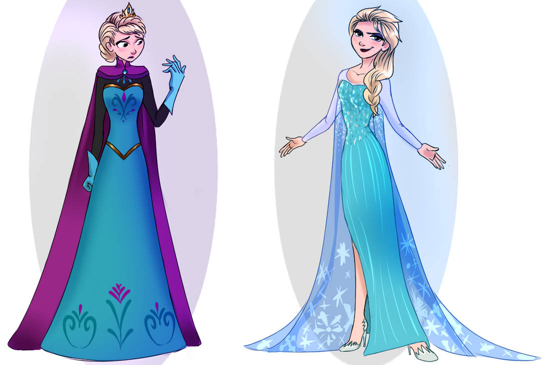 Elsa Plit Elsa by LizzieT on DeviantArt