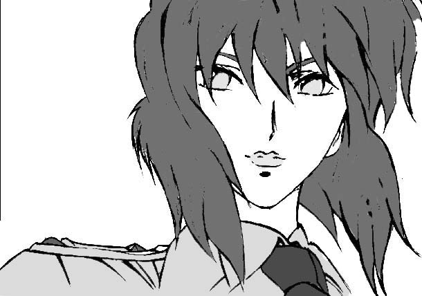 Sketch 06 ( Motoko Kusanagi )