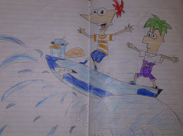 phineas and ferb by shircohen on DeviantArt