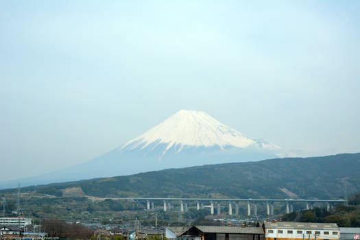 Mount Fuji from Shinkansen