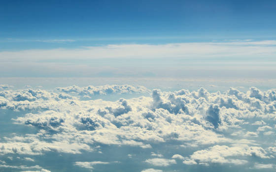 Mountains with clouds