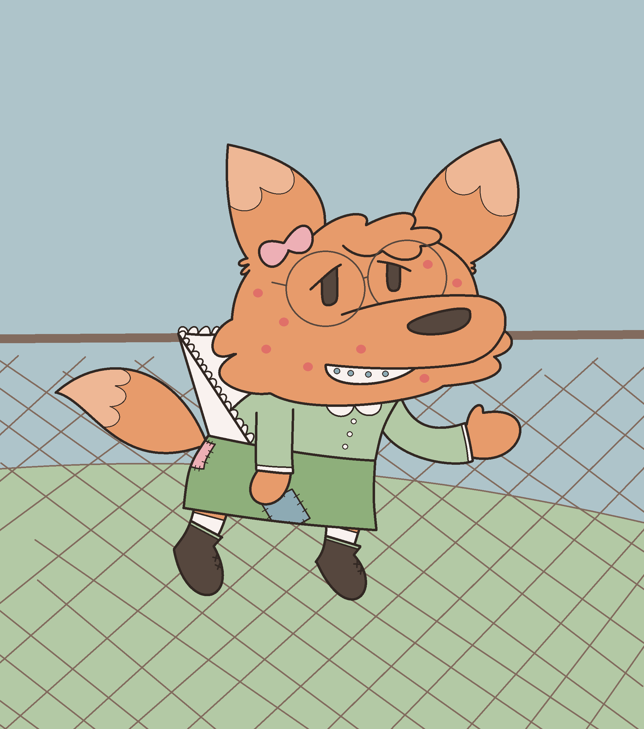 Ruthy Fence Wedgie by Gengar1234 on DeviantArt