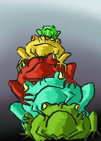 Stack of Frogs