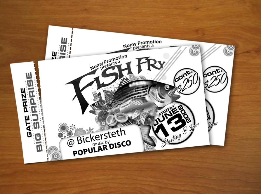 Fish Fry Ticket By ArTG On DeviantArt Fish fry ticket by artg on deviantart
