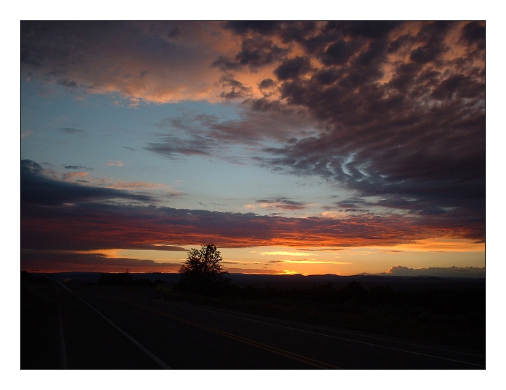 new mexico sunset