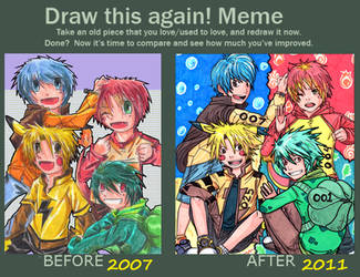 Draw Again Meme by AmukaUroy