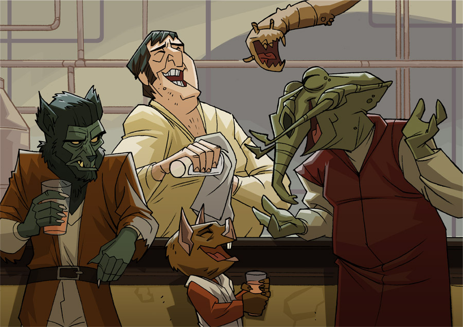 Cantina Scene by PatrickSchoenmaker