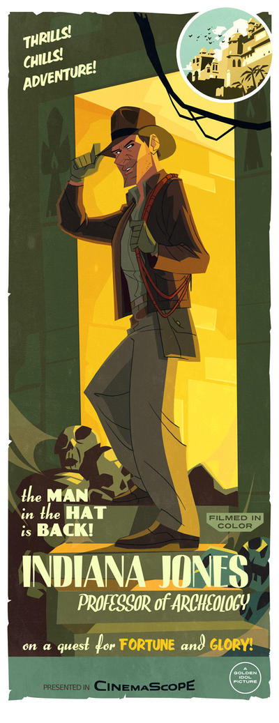 Indiana Jones print by PatrickSchoenmaker on DeviantArt
