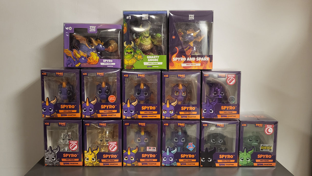 spyro Youtooz figure complete set by CrystalCreatureTa2s on DeviantArt