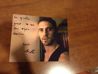 Autograph from Milo Ventimiglia