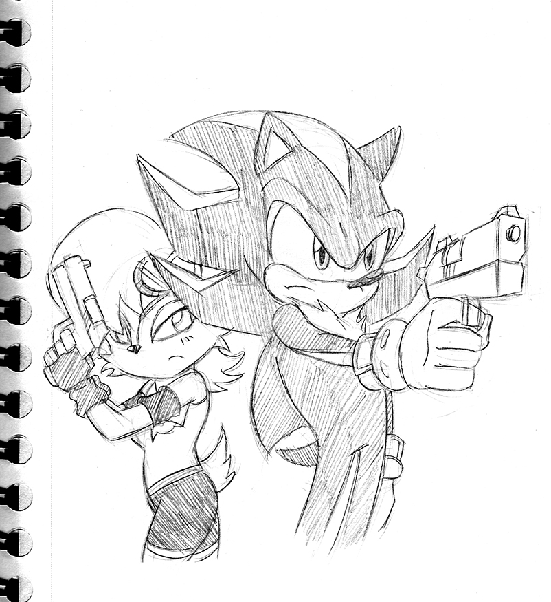 The G.U.N. Project - Shadow Sketch by Chauvels on DeviantArt
