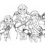 TMNT Turtle Bros - Sketch