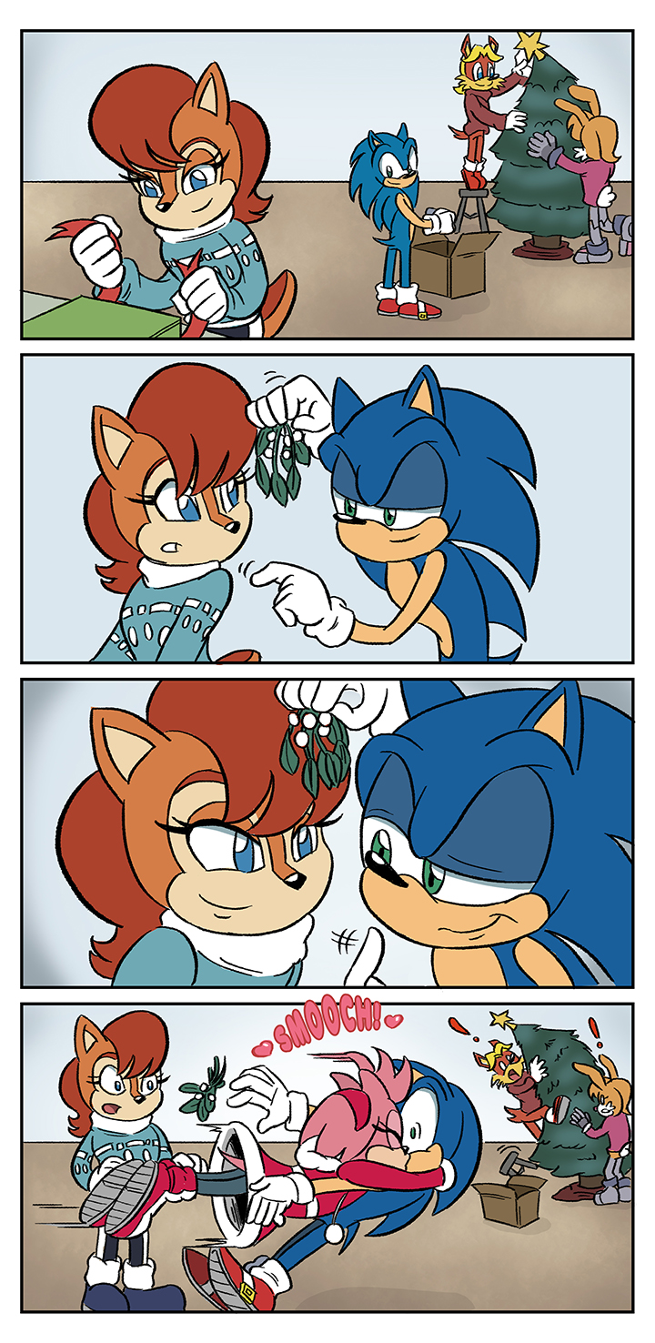 Sonic Movie Comic Dub (SonAmy): Underneath the Mistletoe 