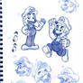 Classic Mario Doodles