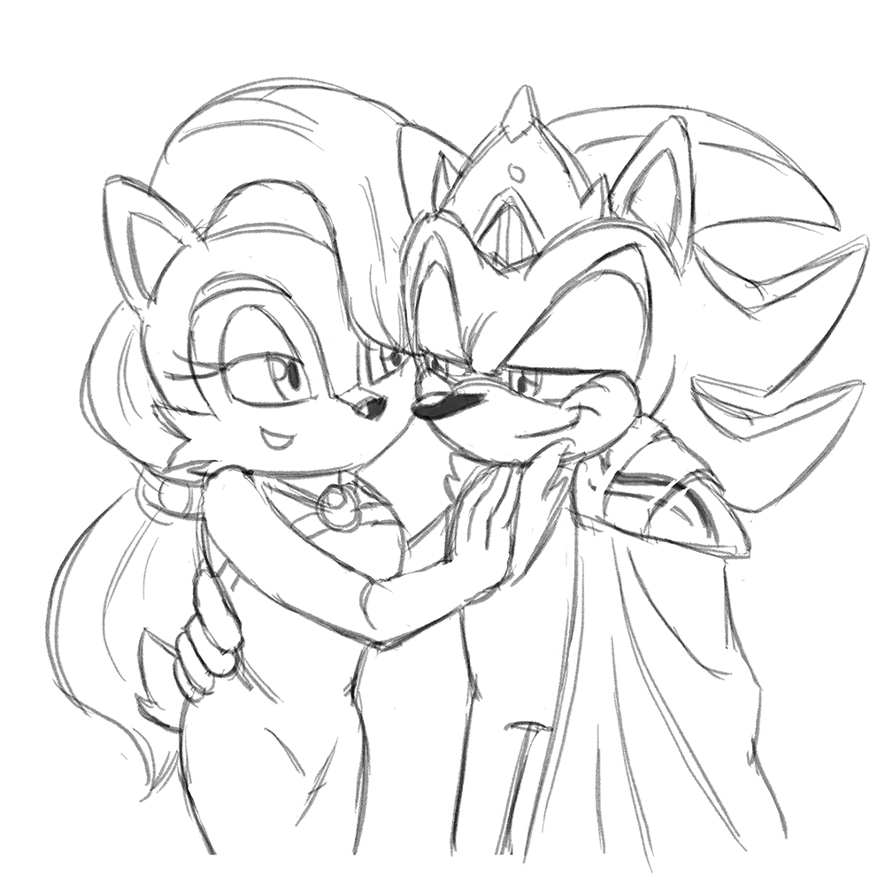 King Shadow and Queen Sally (Sketch)