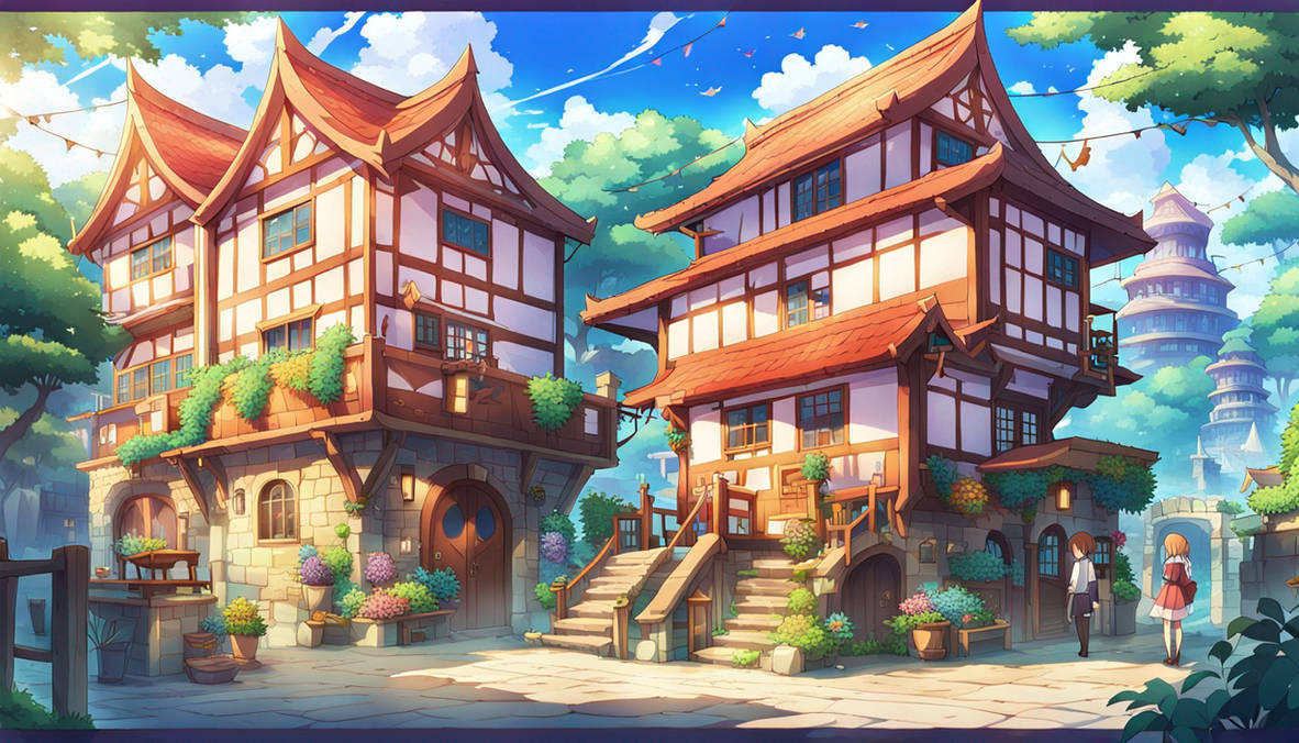 Deviantart Houses The People All Living In Fantasy Normal Houses In by saraanny on DeviantArt