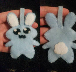 Bunny felt hanger