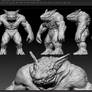 Goblin Warrior SculptingStage3