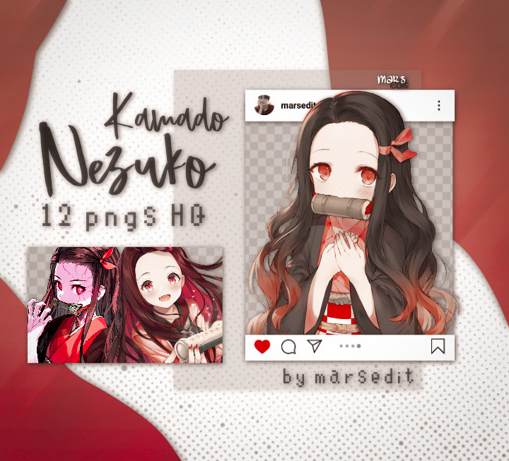 Png Pack 63 Nezuko Kamado Demon Slayer By Marsedit On Deviantart