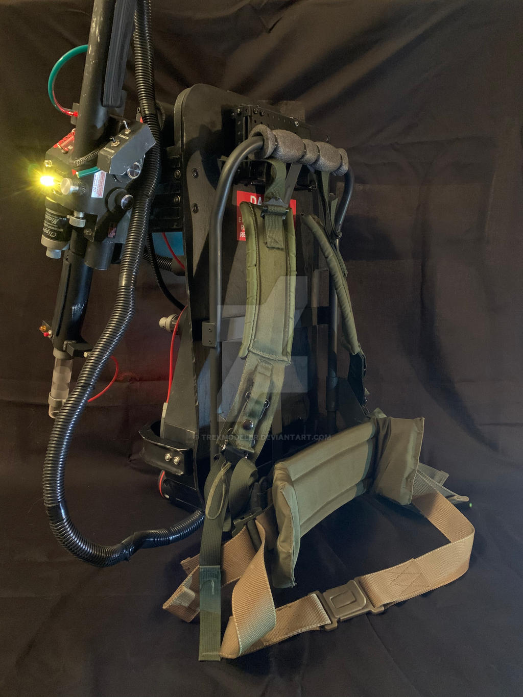 Backpack Rig Ghostbusters Proton Pack- backside by trekmodeler on DeviantArt