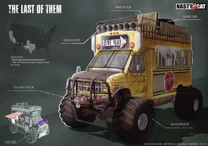 The last of us (parody) vehicle design 1