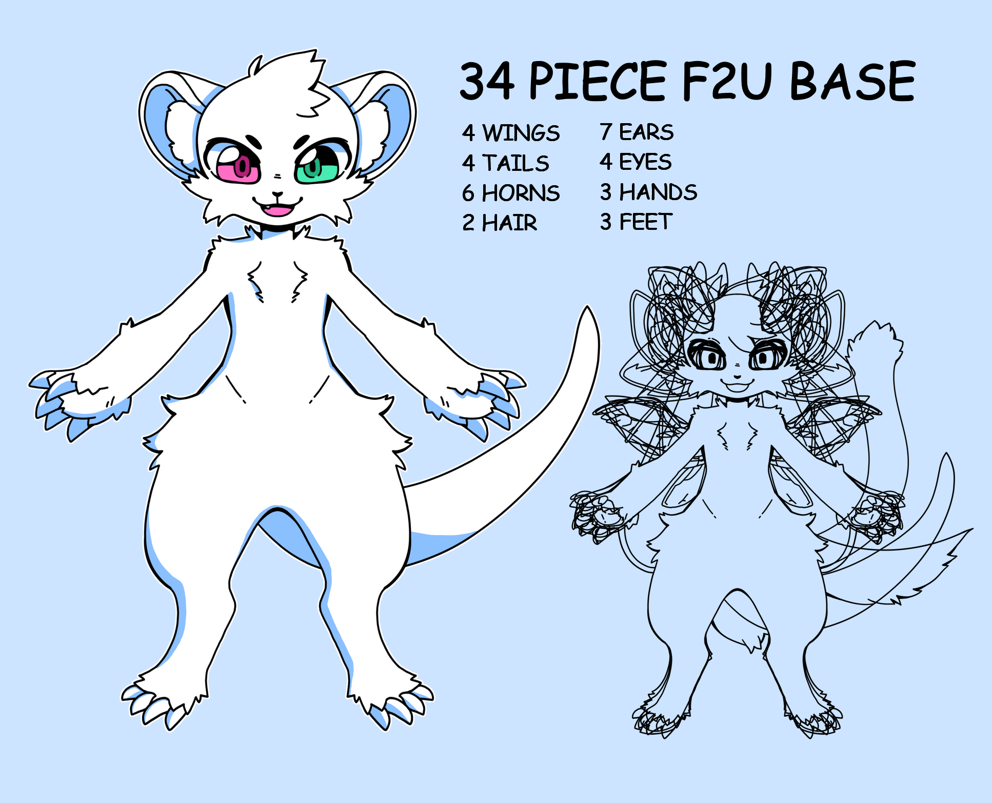 f2u Free to use furry base by sp3epy on DeviantArt