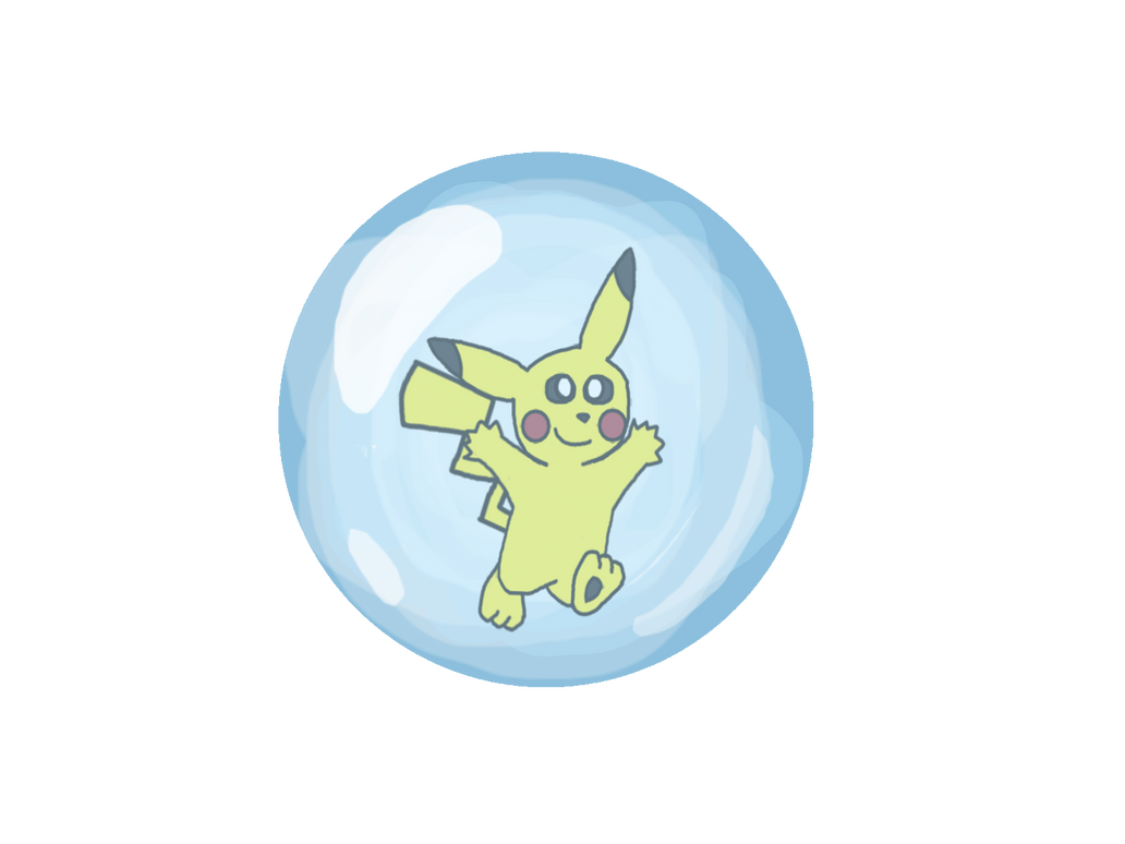 Bubble Drawing Test (with Pikachu inside) by EeveeProtect on DeviantArt