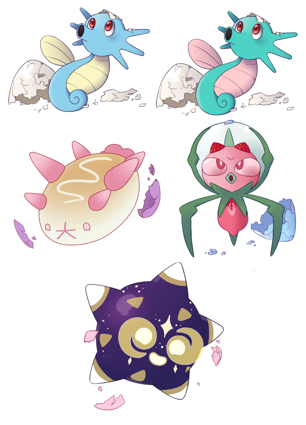 PTS Pokemon art batch