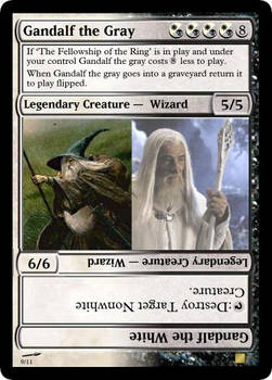 Gandalf flip card