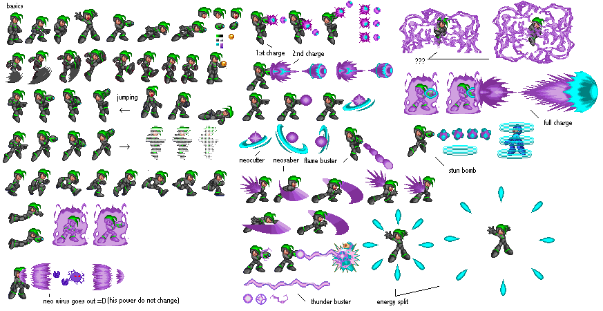 MASTERDRIX SPRITE SHEET by neomar654 on DeviantArt