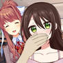 Christina Handgagged By Monika