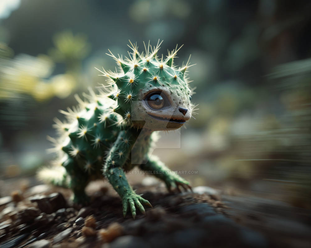Cactusaurus Cactus Creature (5) by StableStrubbles on DeviantArt