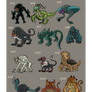 Mini Monsters - Volume 1 by McSlackerton on DeviantArt