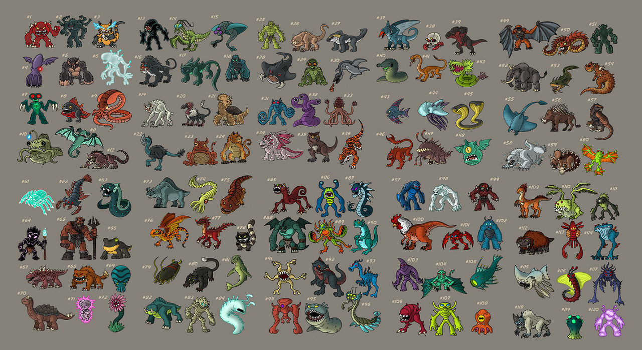 Mini Monsters By McSlackerton On DeviantArt mini-monsters-by-mcslackerton-on-deviantart