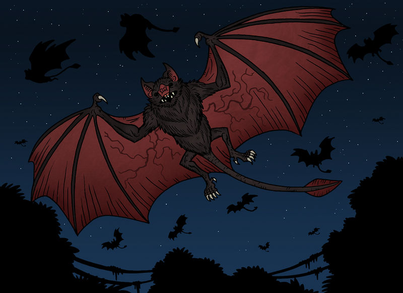 Giant Vampire Bats by McSlackerton on DeviantArt