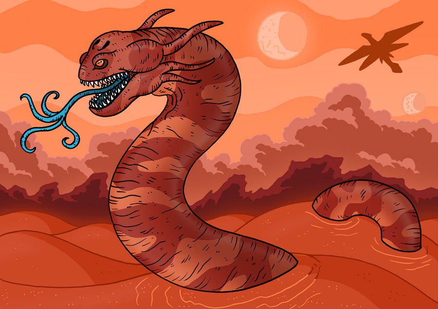 Sand Serpent by McSlackerton on DeviantArt