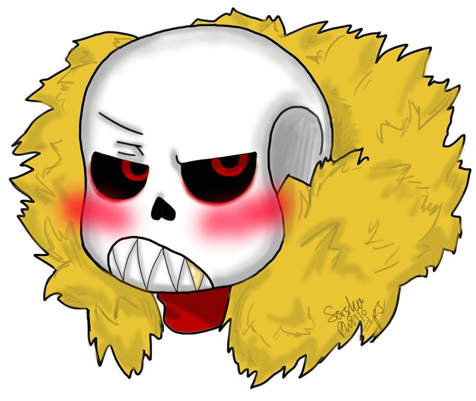 Underfell Sans Blush by InvaderSasha on DeviantArt