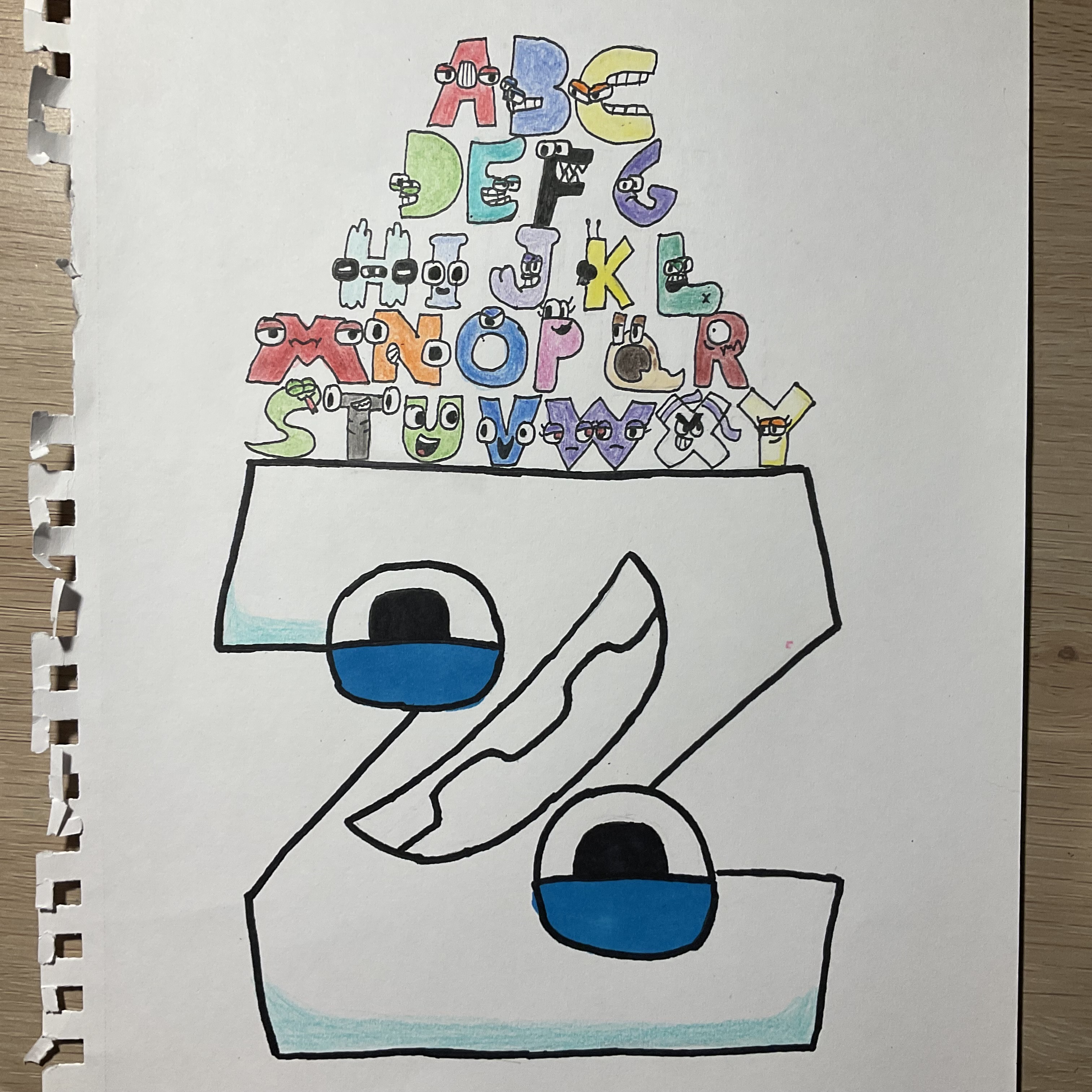 Alphabet Lore #1 (ABC) by MediaAzuretheCatYT on DeviantArt